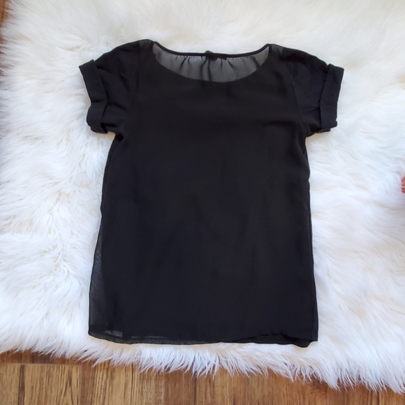 Armani Exchange beaded sheer back top - Picture 4 of 5